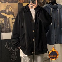힙합의류2_ 스모그 블루 아메리칸 스트리트 맨투맨 남자 카디건 데이코스트 힙합 상의 빈티지 홍