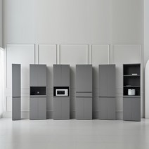 더퀸 키큰 주방 렌지대 선반장 틈새장 정리장 오픈장 서랍장 다용도 수납장, 그레이, 틈새형