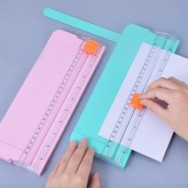 종이 절단기 재단기 문서 트리머 재단기 종이커터기, 핑크SB001949