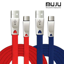 [KT알파쇼핑]MUJU MJ-C5M C타입 5M 초고속충전 데이터케이블-, ..MC타입5M충전데이터케이블네이비_색상_상세페이지참조