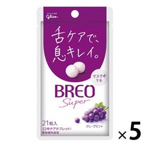 에자키글리코 BREO SUPER 그레이프민트 캔디 21정 x 5봉지, 1개