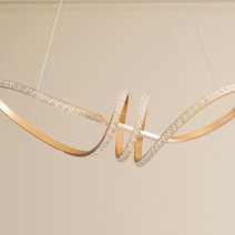 옐로우케이블_(W-P-L-0308) 뫼비우스700 크리스탈 LED 일체형 89934 식탁조명 주방 천장등 등 인테리어등_옐로우케이블, 옵션없는상품입니다