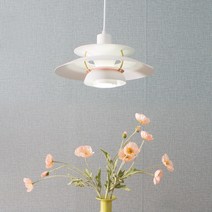 (LED램프포함 이벤트) 루폴 1등 소형 30cm 펜던트/공간에 감각적인 스타일을 더하다, LED E26콘벌브-노란빛