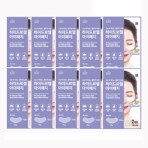 1+1 로로스키니 하이드로겔 콜라겐 아이 패치 10팩 눈밑 눈가 주름 다크서클 없애는법 LS0070, 아이패치_10팩(팩당4입)