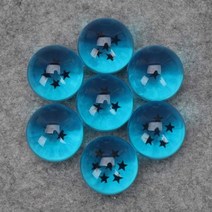 7 Stars Crystal Ball 전사이즈 3.545.7 cm수지 구체 모형 크리스마스 키즈 선물, 4cm 파란색 가방