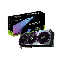 Gigabyte 그래픽 카드 RTX 4090 Aorus Master 24GB GDDR6X, One Size Black