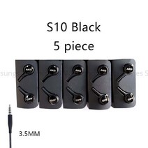 삼성 AKG 이어폰 EO-IG955 5/10/20/50 piece Mic Wire 헤드셋 대 한 SAMSUNG Galaxy S10 S9 S8 Smartphone, [01] S10 black 5 piece