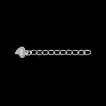 ECO 은 30mm 꼬리체인 장식 B 10개입 조절체인, 단품