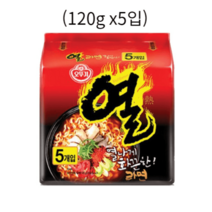 열라면 멀티팩 (120g x5입)