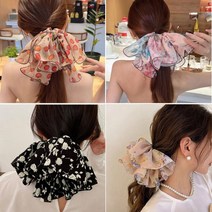 왕곱창 헤어밴드 왕리본 스카프곱창 스크런치 곱창머리끈 명품 로우번 똥머리밴드 당고머리밴드