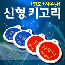 비품114 키고리(사우나) 원형 아크릴 열쇠 키링 키홀더, 1개, 녹색