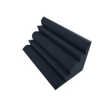 베이스트랩12x12x24cm 스튜디오 어쿠스틱 폼베이스 트랩 코너 폼 홈 시어터 천장 사운드 처리 고밀도 1, 한개옵션0