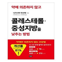 유니오니아시아 약에 의존하지 않고 콜레스테롤중성지방을 낮추는 방법
