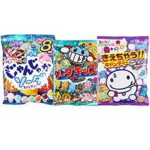 잔자카 소다캔디+소다키즈 캔디+키에차우 캔디, 1개, 339g