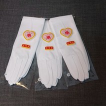 고급 예식 장갑 웨딩 혼주 행사 운전 기사 흰색 민자 장갑 (10개입)