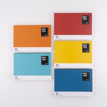 [끝장의 소중함] 끝장노트 A5 가로형 5종 플래너/노트 세트 (먼슬리 위클리 데일리 그리드 라인), 5종 혼합 세트