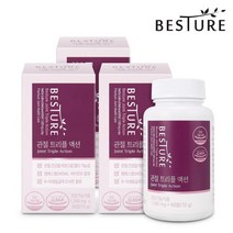 베스처 관절 트리플액션 MSM 글루코사민 60정 3병 (3개월분), 선택완료, 단품없음