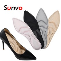 맞춤형 발 모양 하이힐 깔창 구두 인솔 패드 쿠션 뒤꿈치 미끄럼 쓸림 방지, B_핑크