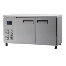 유니크대성 테이블 냉장고 1500 5자 메탈 올스텐 냉동 냉장 직냉 UDS-15RFTDR, 우측