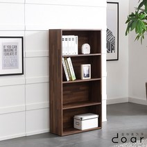 도아르 슬림 좁은 틈새 책장 낮은 4단 5단 400 600 800, 600 4단 작은 책장-다크엘다