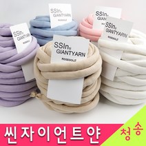 (3시이전 당일발송) 고급형 국산 씬 자이언트얀 500g / 1kg (털방울+라벨 사은품) 호두가방 핑거니팅 연예인 가방 망고실 빅얀 뜨개실 털실 씬자이언트얀, (500g) 16.레드+털방울+라벨