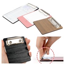 컬러 우드 클립보드 걸이형고리없음 110-갈색 컬러클립보드 서류받침대 파일클러치, 200-분홍