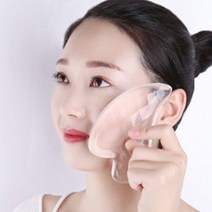 먼데이몰 브이라인 붓기 피부 주름개선 괄사 마사지 도구, 아크릴 괄사