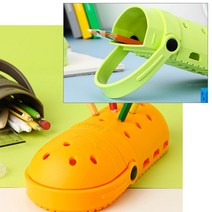 신발 디자인 신기한 필통 양치도구 케이스, 레드