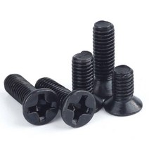 M4 블랙 접시머리 십자 볼트 필립스 스틸 십자형 카운터 성크 헤드 싱크 스크류 나사, 30mm (20pcs), 1개