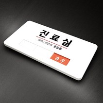 사인박스 민트C타입 3칸 재실표시 재중 부재중 외출중표시 회의실 도어사인