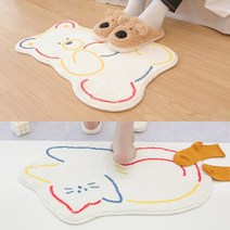 귀요미 일러스트 발매트 인테리어 아이방 욕실 주방 침실 매트