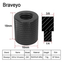 카메라 나사 1/4 ~ M4 M5 M6 M8 M10 3/8 변환 삼각대 볼 헤드 어댑터 플래시 브래킷 용 마운트 액세서리, [06] Z45 1PC