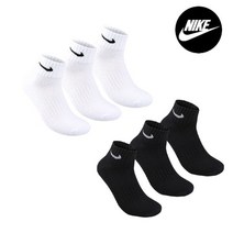 나이키 에브리데이 쿠션 앵클 삭스 발목양말 3팩 세트 2종 택일, 01_SX7667-100/L_270-300