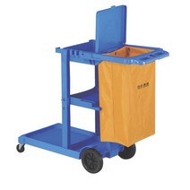 객실 청소 청소착업차 청소카트 호텔 청소, 블루카(뚜껑포함), 1개