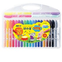 MDG3611 24색 파스넷 색연필 파스넷/색연필/물감색연필/물감