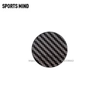 외제차로고 4개몫 45mm 자동차 휠 센터 캡 빈 스티커 탄소 섬유 허브 로고 없음 알루미늄, 16 65mm BLACK