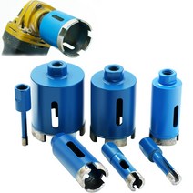 드릴날 M10 앵글 그라인더 6-75mm 블루 다이아몬드 드릴 커터 톱 코어 비트 구멍 오프너 대리석 화강암 타일 세라믹 콘크리트, 05 14mm