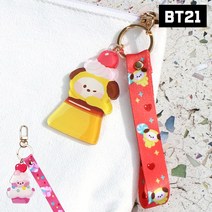 BT21 열쇠고리 키링 가방고리 다이어리 에어팟 지갑, SHOOKY, 1개