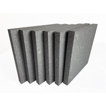 초고밀도 회색 압축 스티로폼 1호 두께 20mm 부터 600mm 까지 가로세로 900x900mm, 1개