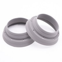 스피커흡음재 방음재 오디오 흡음제 스펀지 6.5 인치 소프트 실리콘 패드 자동차 스피커 방수 및 방진 커버, 01 Gray 9003