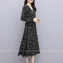 포플러앤씨 보노 브이 플로럴 원피스