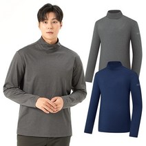 콜핑 남성 터틀넥 이너 티셔츠 그리슨ㅣ(남) KST4315M 폴라티 목티, NAVY