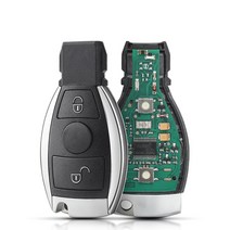 스마트키복사 스마트키고장 자동차디지털키 스마트키개조 KEYYOU-스마트 원격 자동차 키 고리 메르세데스, 01 2 Buttons_01 433MHZ