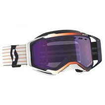 안티 UV 통기성 안개 방지 스키 고글, LS 백색/적색 감광성 적색 크롬