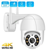 팔로우캠 모션 트래킹 스마트 오토 회전 8mp 4k ptz wifi ip 카메라 클라우드 1080p 4x 디지털 줌 cctv 보안 카메라 야외 ai 인간 감지 자동 추적 111, 1080p 64g 카드 추가, 협력사, 영국 플러그