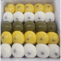 이레떡집-잔기지떡(기정) 20년 장인이 전통방식으로 직접 생산판매 100% 자연발효 3무(무색소 무화학 무방부제), 호박(개별포장), 40개, 35g