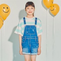 더데이걸즈 더데이걸 NC13 데님 멜빵 반바지 TGTH22S01