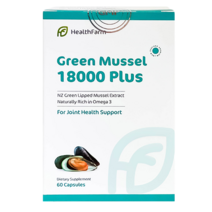 뉴질랜드 헬스팜 푸른홍합 18000mg 60캡슐 그린홍합 초록입홍합효능 새끼손가락통증