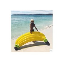 바나나 에어바운스시소 물놀이 수상 에어바운스 워터파크 에어 그네 바운스 풍선 펜션 피트, 바나나플로트180 95 1.1KG