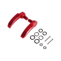 오토바이 자동차 3D 메탈 엠블럼 배지할리 데이비슨 새들백 안장 가방 래치 키트 오토바이 스트리트 글라, 02 빨간